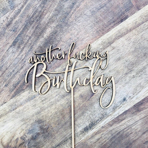 Another F Birthday Cake Birthday Cake Topper - SugarBooCakeToppersPotty Mouth / FunnySugarBooBespokeGiftsSugarBooCakeToppers