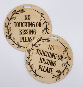 Pram Hanger - No Touching or Kissing Please