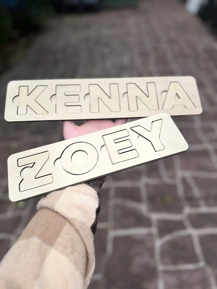 Personalized Name Puzzle — Wooden Puzzle