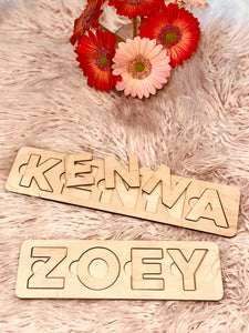 Personalized Name Puzzle — Wooden Puzzle