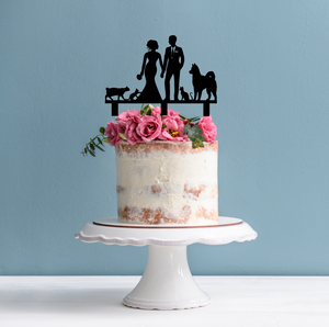 Single Layer Acrylic Or Timber Cake Topper - Your Custom Design Cake Decoration