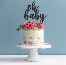 Oh Baby Cake Topper - Baby Shower Cake Decoration