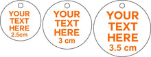 100 x 3.5cm Personalised Acrylic Mirror Tags - SugarBooCakeToppersMiscSugarBooBespokeGiftsSugarBooCakeToppers