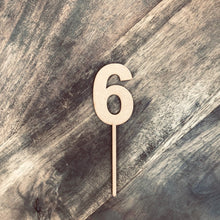 10cm 6 Number Cake Topper #6 ARB - SugarBooCakeToppersNumbersSugarBooBespokeGiftsSugarBooCakeToppers