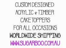 10cm 6 Number Cake Topper #6 ATH - SugarBooCakeToppersNumbersSugarBooBespokeGiftsSugarBooCakeToppers