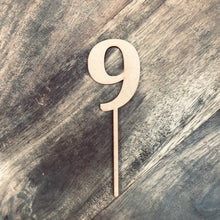 10cm 9 Number Cake Topper #9 CMB - SugarBooCakeToppersNumbersSugarBooBespokeGiftsSugarBooCakeToppers