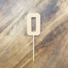 12cm 0 Number Cake Topper #0 ATH - SugarBooCakeToppersNumbersSugarBooBespokeGiftsSugarBooCakeToppers