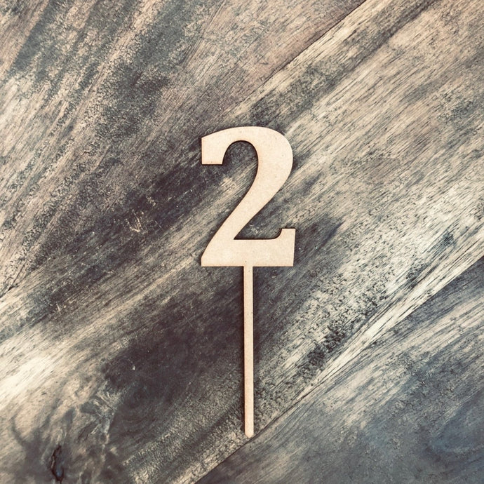 12cm 2 Number Cake Topper #2 CMB - SugarBooCakeToppersNumbersSugarBooBespokeGiftsSugarBooCakeToppers