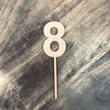 12cm 8 Number Cake Topper #8 ARB - SugarBooCakeToppersNumbersSugarBooBespokeGiftsSugarBooCakeToppers