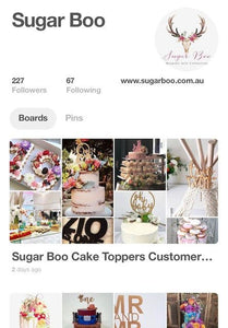 14cm 2 Number Cake Topper #2 ATH - SugarBooCakeToppersNumbersSugarBooBespokeGiftsSugarBooCakeToppers