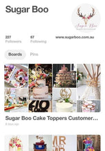 14cm 3 Number Cake Topper 14cm #3 AR - SugarBooCakeToppersNumbersSugarBooBespokeGiftsSugarBooCakeToppers