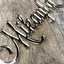 14cm Wide Name Plaque No Stick Front of Cake Name Decoration LVD Mirror Acrylic - SugarBooCakeToppersBirthday Cake ToppersSugarBooBespokeGiftsSugarBooCakeToppers