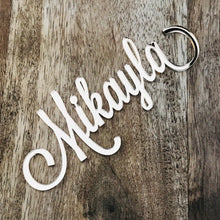 14cm Wide Name Plaque No Stick Front of Cake Name Decoration LVD Mirror Acrylic - SugarBooCakeToppersBirthday Cake ToppersSugarBooBespokeGiftsSugarBooCakeToppers