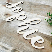 40cm Wide Wall Sign Hanging Plaque Timber Name SPMG - SugarBooCakeToppersPersonalised HangingSugarBooBespokeGiftsSugarBooCakeToppers