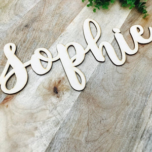 40cm Wide Wall Sign Hanging Plaque Timber Name SPMG - SugarBooCakeToppersPersonalised HangingSugarBooBespokeGiftsSugarBooCakeToppers