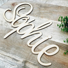 40cm Wide Wall Sign Hanging Plaque Timber Name SWT - SugarBooCakeToppersPersonalised HangingSugarBooBespokeGiftsSugarBooCakeToppers