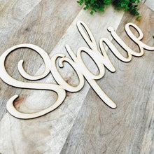 40cm Wide Wall Sign Hanging Plaque Timber Name SWT - SugarBooCakeToppersPersonalised HangingSugarBooBespokeGiftsSugarBooCakeToppers