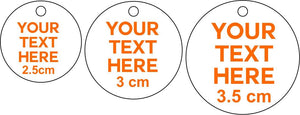 53 x 3.5cm Personalised Acrylic Mirror Tags - SugarBooCakeToppersMiscSugarBooBespokeGiftsSugarBooCakeToppers