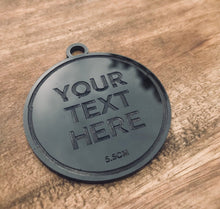 5.5cm Personalised Acrylic Tags Custom Made Your Text - SugarBooCakeToppersMiscSugarBooBespokeGiftsSugarBooCakeToppers