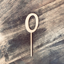 6cm 0 Number Cake Topper Number #0 AND - SugarBooCakeToppersNumbersSugarBooBespokeGiftsSugarBooCakeToppers