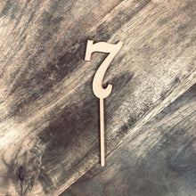 6cm 7 Number Cake Topper #7 FS - SugarBooCakeToppersNumbersSugarBooBespokeGiftsSugarBooCakeToppers