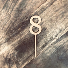 6cm 8 Number Cake Topper #8 FS - SugarBooCakeToppersNumbersSugarBooBespokeGiftsSugarBooCakeToppers