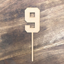 6cm 9 Number Cake Topper #9 ATH - SugarBooCakeToppersNumbersSugarBooBespokeGiftsSugarBooCakeToppers