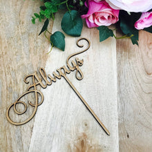 Always cake topper - SugarBooCakeToppersWeddingSugarBooBespokeGiftsSugarBooCakeToppers