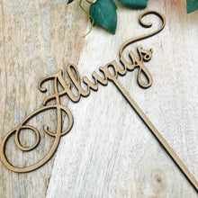 Always cake topper - SugarBooCakeToppersWeddingSugarBooBespokeGiftsSugarBooCakeToppers