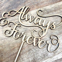 Always & Forever cake topper SMT - SugarBooCakeToppersWeddingSugarBooBespokeGiftsSugarBooCakeToppers