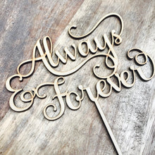 Always & Forever cake topper SMT - SugarBooCakeToppersWeddingSugarBooBespokeGiftsSugarBooCakeToppers