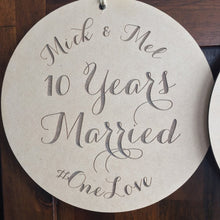 Anniversary Plaque Decor Wall Hanging Gift Boho Door Sign Bedroom Decor Personalised Personalized - SugarBooCakeToppersPersonalised HangingSugarBooBespokeGiftsSugarBooCakeToppers