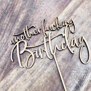 Another F Birthday Cake Birthday Cake Topper - SugarBooCakeToppersPotty Mouth / FunnySugarBooBespokeGiftsSugarBooCakeToppers