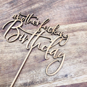Another F Birthday Cake Birthday Cake Topper - SugarBooCakeToppersPotty Mouth / FunnySugarBooBespokeGiftsSugarBooCakeToppers