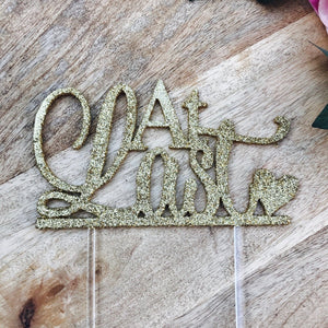 At Last Cake Topper - SugarBooCakeToppersWeddingSugarBooBespokeGiftsSugarBooCakeToppers