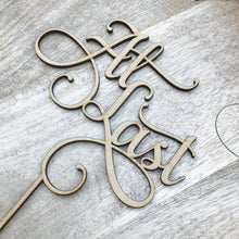 At Last Cake Topper SMT - SugarBooCakeToppersWeddingSugarBooBespokeGiftsSugarBooCakeToppers