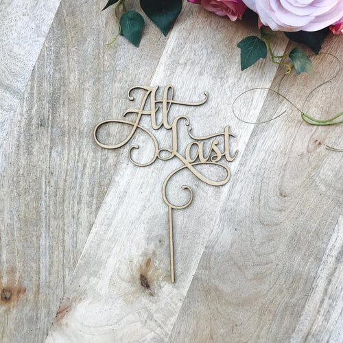 At Last Cake Topper SMT - SugarBooCakeToppersWeddingSugarBooBespokeGiftsSugarBooCakeToppers