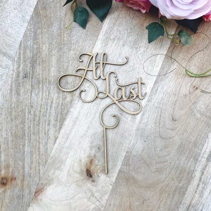 At Last Cake Topper SMT - SugarBooCakeToppersWeddingSugarBooBespokeGiftsSugarBooCakeToppers