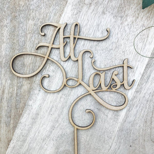 At Last Cake Topper SMT - SugarBooCakeToppersWeddingSugarBooBespokeGiftsSugarBooCakeToppers