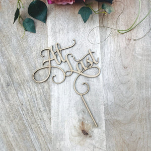 At Last Cake Topper SMT - SugarBooCakeToppersWeddingSugarBooBespokeGiftsSugarBooCakeToppers