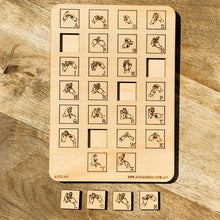 AUSLAN scrabble tiles Wood Puzzle - SugarBooCakeToppersMiscSugarBooBespokeGiftsSugarBooCakeToppers