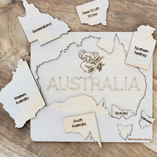 Australia Map Puzzle Wood Puzzle - SugarBooCakeToppersMiscSugarBooBespokeGiftsSugarBooCakeToppers