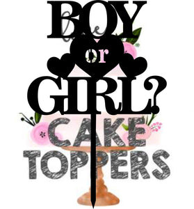 Baby Cake Topper Boy or Girl 4 - SugarBooCakeToppersSugarBooCakeToppersSugarBooCakeToppers