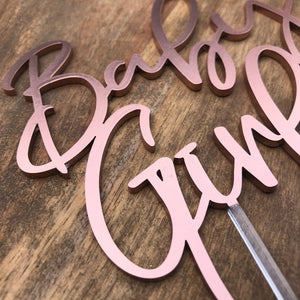 Baby Girl Cake Topper NRM - SugarBooCakeToppersBabySugarBooBespokeGiftsSugarBooCakeToppers