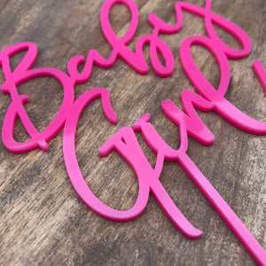 Baby Girl Cake Topper NRM - SugarBooCakeToppersBabySugarBooBespokeGiftsSugarBooCakeToppers