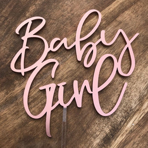 Baby Girl Cake Topper NRM - SugarBooCakeToppersBabySugarBooBespokeGiftsSugarBooCakeToppers