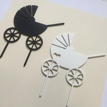 Baby Pram Baby Shower Cake Topper - SugarBooCakeToppersMiscSugarBooBespokeGiftsSugarBooCakeToppers