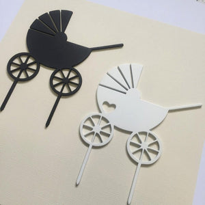 Baby Pram Baby Shower Cake Topper - SugarBooCakeToppersMiscSugarBooBespokeGiftsSugarBooCakeToppers