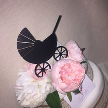 Baby Pram Baby Shower Cake Topper - SugarBooCakeToppersMiscSugarBooBespokeGiftsSugarBooCakeToppers