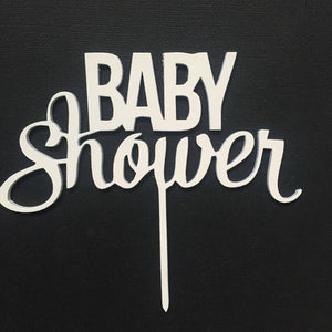 Baby Shower Cake Topper Cake - SugarBooCakeToppersBabySugarBooBespokeGiftsSugarBooCakeToppers
